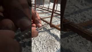 Steel band constrcution civilengineering civil buildingviralvideo short youtubeshortsvideo [upl. by Anawqahs416]