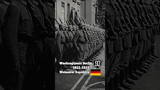 Das Gewehr über Ehrengarde der Weimarer Republik 🦅🇩🇪wachbataillon militär soldaten tradition [upl. by Sidman136]