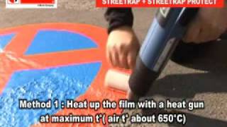 How to stick selfadhesive directly onto asphalt [upl. by Kassel]