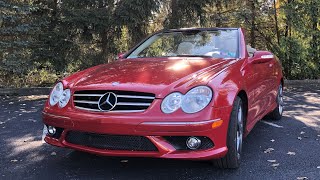 Check Out My Latest Purchase 2006 Mercedes  Benz CLK 500 W AMG Package Convertible Tour [upl. by Ardnajela]