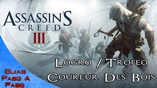 Assassins Creed 3  Logro  Trofeo Coureur des bois [upl. by Cowan637]