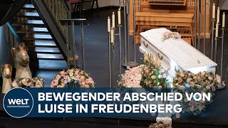 TRÄNEN UND TRAUER Freudenberg steht still  Bewegende Trauerfeier für ermordete Luise [upl. by Gentry994]