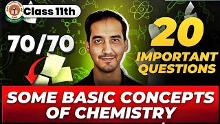 Some Basic Concepts of Chemistry20 Important questions  Class 11 Chemistry Sourabh Raina [upl. by Sucramal301]