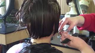 1138 Mimi Belgrade 2 haircut bob bangs TRAILER [upl. by Johnna311]