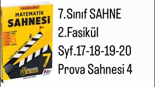 7SINIF MATEMATİK SAHNESİ 2FASİKÜL S17181920 PROVA SAHNESİ 4 [upl. by Thibaut69]