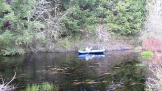 Sevylor colorado Canoe practice [upl. by Llenehc]