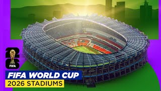 FIFA World Cup 2026 open match and final mach stadiums [upl. by Leruj377]