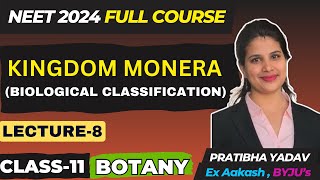 KINGDOM MONERA in Hindi  Class 11  BIOLOGICAL CLASSIFICATION  LECTURE 8  NCERT [upl. by Ellen592]