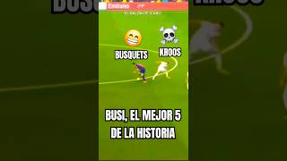 BUSQUETS EL MEJOR 5 DE LA HISTORIA De Guardiola a Del Bosque riquelme xavi unzue fcbarcelona [upl. by Uria387]