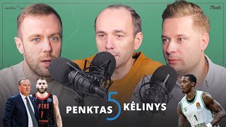 PENKTAS KĖLINYS nuvylęs „Žalgiris“ ir Walkeris „Ryto“ išsikapstymas bei „Wolves“ pergalių serija [upl. by Eiderf]