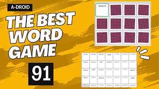 The best word game 91 Spoken English Vocabulary word game Memory Matching and Scramble games [upl. by Anauqat]