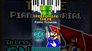 Learn the Super Mario Underground Theme in 1 Minute Part 1 [upl. by Jezebel]