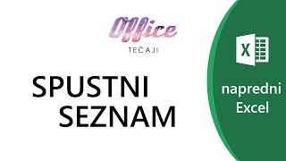 Excel za napredne 3  Spustni seznam [upl. by Ynney51]