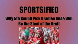 Why Bradlee Anae Could be the Steal of the 2020 NFL Draft [upl. by Naraa]