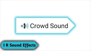 crowd sound effects  Copyright Free Sound Effects [upl. by Nwahsyar]