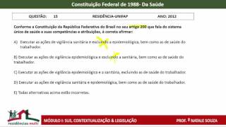 Questões comentadas  Residências Multiprofissionais [upl. by Mansoor237]