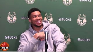 quotHes An Ahole Hes My Ahole I Love Himquot Giannis Antetokounmpo On Patrick Beverly HoopJab [upl. by Yert]