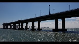 Ouverture du plus long pont maritime du monde [upl. by Ymled776]