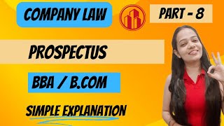 Company Law  Prospectus Meaning And Features  BBA  BCOM  As Per NEP  Part  8  bbabcom [upl. by Rolph]