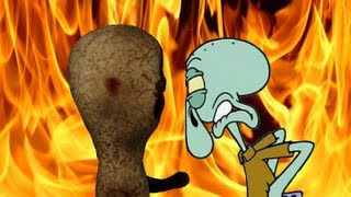 Squidward and SCP173 [upl. by Wonacott88]