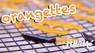 Comment faire les ORANGETTES au chocolat [upl. by Zilvia188]