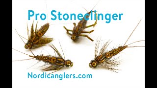 Fly tying quotPro Stoneclinger Nymphquot seatrout flynymph Stepbystep tutorial [upl. by Atokad691]