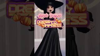 Nueva ESCOBA DE BRUJA VESTIDO GÓTICO y Trailer HALLOWEEN en Dress to Impress Roblox [upl. by Luhar42]