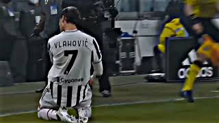 Vlahovic celebration 4K free clip for edit [upl. by Doowron]