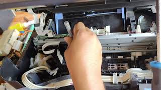 Epson L5190 Printer Head Replacement [upl. by Lebiram]