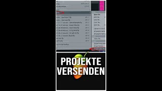 FL Studio 20  Projekte verschicken Shorts [upl. by Morrill]