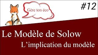 Macroéconomie  limplication du modèle de Solow 12 [upl. by Porta]