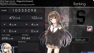 osu  M2U feat Guriri  Magnolia Insane HD 9944  143pp [upl. by Rumery598]