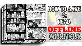 Tagalog How to download offline manga  offline all anime manga free download super easy method [upl. by Norab]