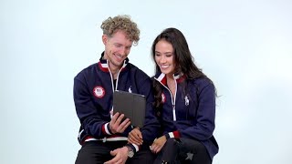 Advice to Younger Self  Madison Chock amp Evan Bates [upl. by Ynes]