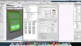 ArchiCAD Lecture 03  Gravity Doorswindows roofs multiply command and Rendering [upl. by Eikcid]