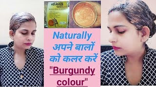 Colour your hair naturallyMANJISTHA powder Easy and simple way to colour your hair [upl. by Haden503]