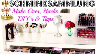 SCHMINKSAMMLUNG 2015  HACKS DIY AUSSORTIEREN amp TIPPS  KindOfRosy [upl. by Sydelle37]