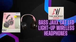 Bass Jaxx Cat LED lightup wireless headphones [upl. by Spencer]