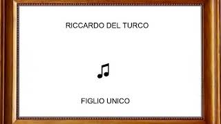 Riccardo Del Turco  Figlio Unico [upl. by Pearline]