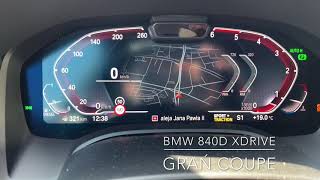 BMW 840D xDrive Gran Coupe 0100 Acceleration Launch Control [upl. by Litman902]