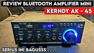 Review jujur bluetooth amplifier mini KERNDY AK  45 [upl. by Jeunesse351]