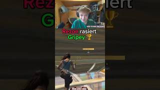 🏆Rezon rasiert Gripey🏆 rezonay twitch fortnite fortnitepro funny short viral [upl. by Adnolaj339]