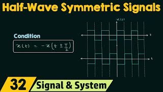 HalfWave Symmetric Signals [upl. by Nolava]