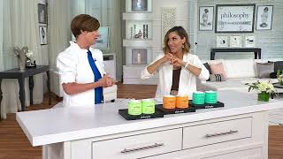 philosophy super size summertime glazed body souffle duo on QVC [upl. by Pontone569]