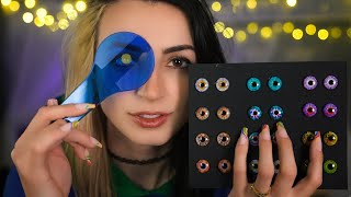 4K ASMR  Choosing amp Changing Your Eye Color [upl. by Rustice]