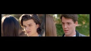 Dominos Pizza quotFerris Buellerquot Commercial SideBySide Comparison  Joe Keery [upl. by Odnesor]