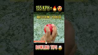 MASTERING YORKER BALL 😱  BOWLING TIPS 🔥🔥 shorts bowling cricket youtubeshorts yorker viral [upl. by Waldman]