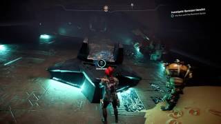 Mass Effect Andromeda  Investigate the Remnant Derelict puzzle solution on Elaaden [upl. by Lyret39]