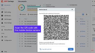 ABBYY Vantage Tutorial Mobile Input – Video Tutorial [upl. by Nnazil]