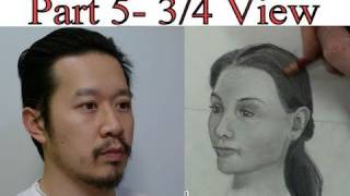 Part 5 Draw Head 34 View Step by Step  Tutorial [upl. by Ellenohs432]